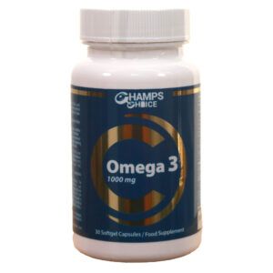 OMEGA 3 1000mg 30 SOFTGEL CAPS CHAMPS CHOICE